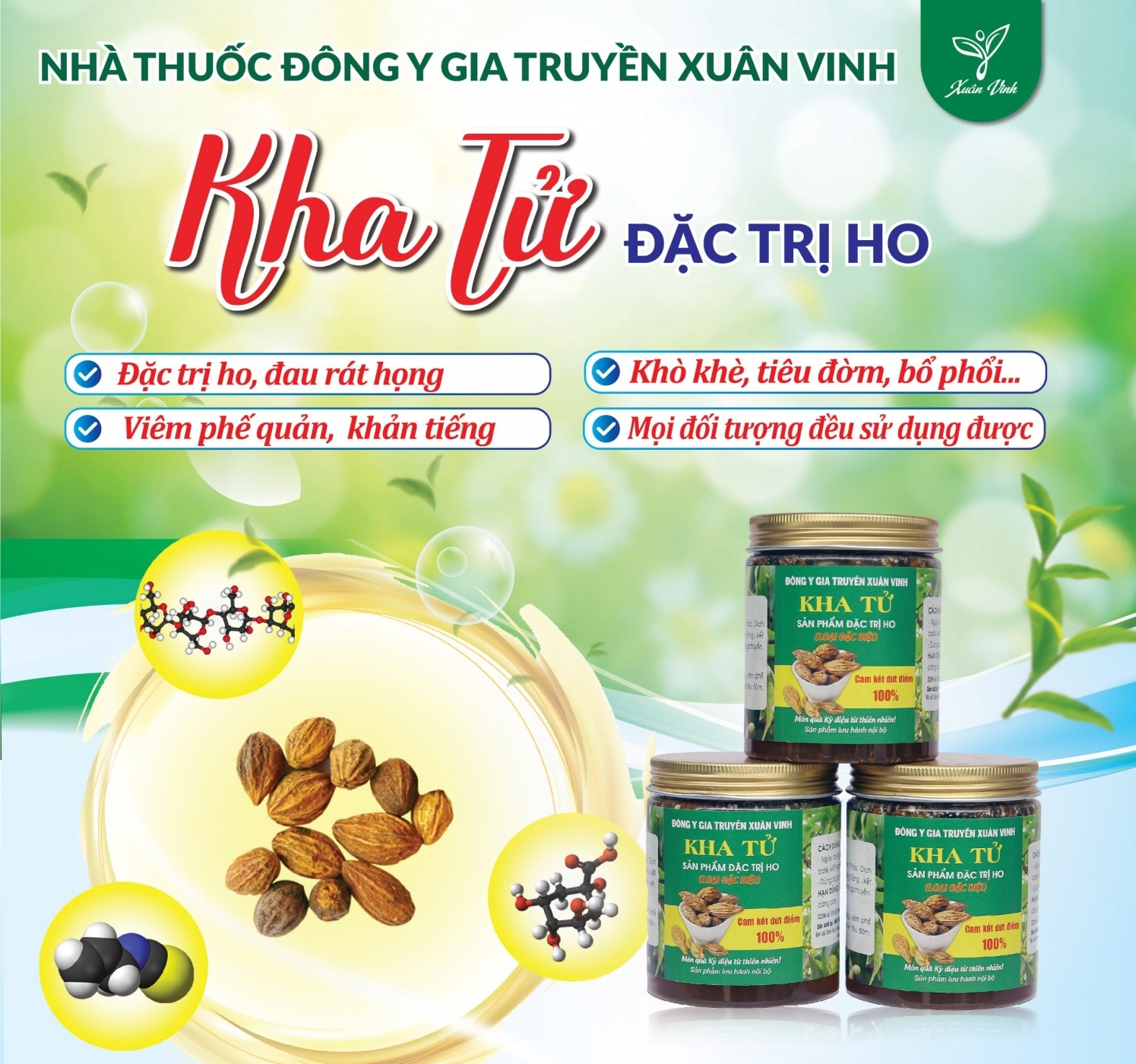 Cach dung kha tu dac tri ho xuan vinh cho ba bau va tre nho