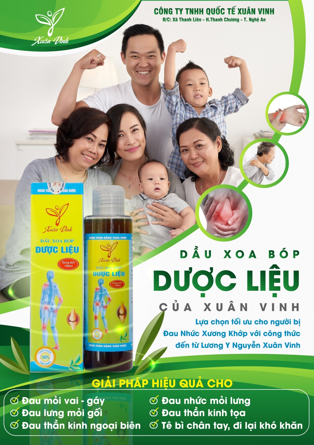 Cong dung dau xoa bop thao duoc xuan vinh