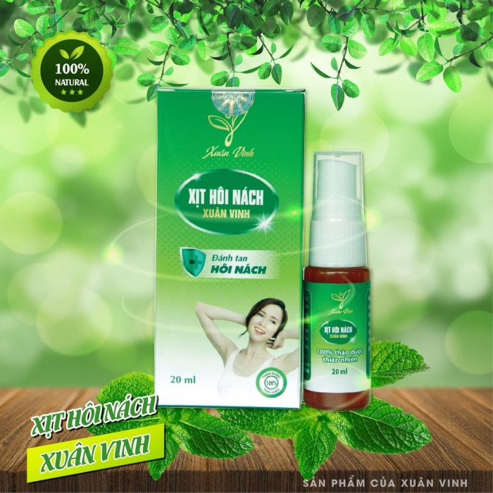 ĐẶC TRỊ HÔI NÁCH BẰNG THẢO DƯỢC XUÂN VINH 