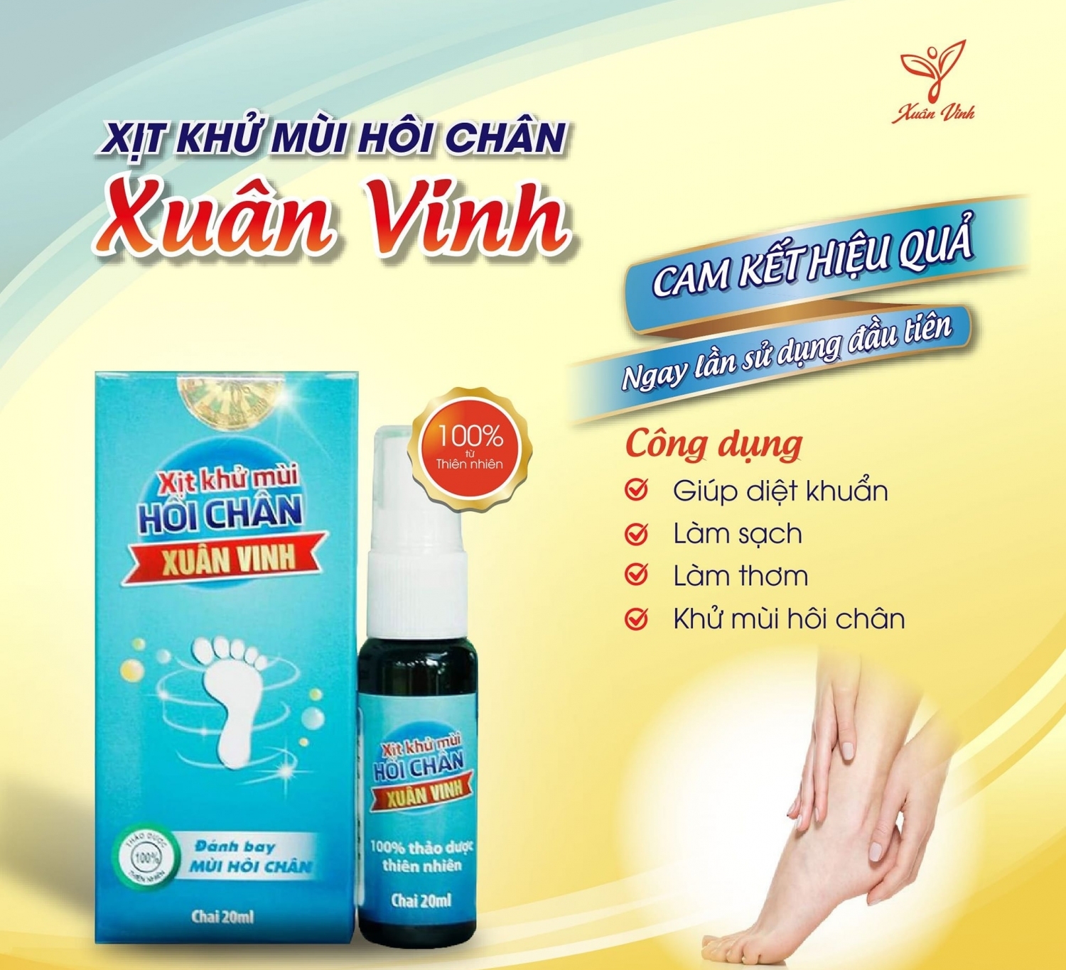 Xit khu mui hoi chan thao duoc xuan vinh