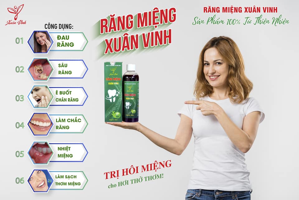Cong dụng của răng miệng xuân vinh